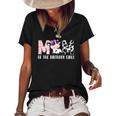 Mom Of The Birthday Girl &8211 Cow Farm Birthday &8211 Cow Women's Short Sleeve Loose T-shirt Black