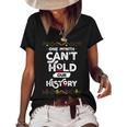 One Month Cant Hold Our History African Black History Month 2 Women's Short Sleeve Loose T-shirt Black