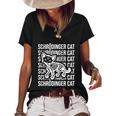 Physicists Scientists Schrödingers Katze Cute Gift V3 Women's Short Sleeve Loose T-shirt Black