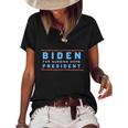 Republican Gag Gift Funny Joe Biden Women's Short Sleeve Loose T-shirt Black