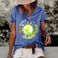 Love World Earth Day 2022  Mother Earth Day Everyday  V2 Women's Short Sleeve Loose T-shirt Blue