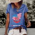 Patriot Day 911 We Will Never Forget Tshirtall Gave Some Some Gave All Patriot Women's Short Sleeve Loose T-shirt Blue