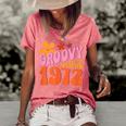 50Th Birthday Groovy Since 1972 Women's Short Sleeve Loose T-shirt Watermelon