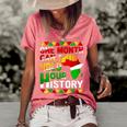 Black History Month One Month Cant Hold Our History Women's Short Sleeve Loose T-shirt Watermelon