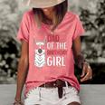Dad Of The Birthday Girl Matching Birthday Outfit Llama Women's Short Sleeve Loose T-shirt Watermelon