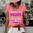 Funny Karate Mom Best Mother Women's Short Sleeve Loose T-shirt Watermelon