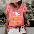 Halloween If You Think Im Witch You Should Meet My Daughter Women's Short Sleeve Loose T-shirt Watermelon