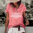 Im Johanna Doing Johanna Things Women's Short Sleeve Loose T-shirt Watermelon