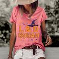 L&D Squad Witch Hat Labor And Delivery Nurse Crew Halloween Women's Short Sleeve Loose T-shirt Watermelon