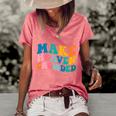 Make Heaven Crowded Bible Verse Gift Women's Short Sleeve Loose T-shirt Watermelon