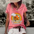 Make Heaven Crowded Christian Believer Jesus God Funny Meaningful Gift Women's Short Sleeve Loose T-shirt Watermelon