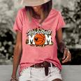 Mothers Day Gift Basketball Mom  Mom Game Day Outfit  Women's Short Sleeve Loose T-shirt Watermelon