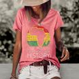 One Month Cant Hold Our History Pan African Black History  Women's Short Sleeve Loose T-shirt Watermelon