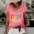 Team 4Th Grade Welcome Back To School Fourth Grade Women's Short Sleeve Loose T-shirt Watermelon