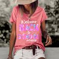 Welcome Back To School 4Th Grade Back To School Women's Short Sleeve Loose T-shirt Watermelon