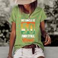 50Th Birthday 50 Years Old My Uncle Is 50 And Still Cool Women's Short Sleeve Loose T-shirt Green