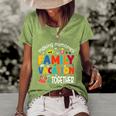 Family Vacation Together Making Memories Matching Family Women's Short Sleeve Loose T-shirt Green