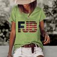 Funny Anti Biden Fjb Pro America FBiden Fjb Women's Short Sleeve Loose T-shirt Green