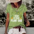 Gardening Stay At Home Plant Dad Idea Gift Women's Short Sleeve Loose T-shirt Green