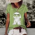 Great Gift For Christmas Very Cool Cavapoo Women's Short Sleeve Loose T-shirt Green