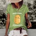 Im In Shape Unfortunately Its The Shape Of A Potato Gift Women's Short Sleeve Loose T-shirt Green