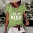 Im King Doing King Things Women's Short Sleeve Loose T-shirt Green