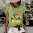 This Is My Hawaiian Funny Gift Women's Short Sleeve Loose T-shirt Green