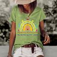 Read Teacher Rainbow Leopard - Reading Is My Jam Women's Short Sleeve Loose T-shirt Watermelon