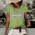 Womens Color Guard Mama Life Color Guard Mom Women's Short Sleeve Loose T-shirt Watermelon