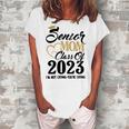 Senior Mom 2023 Im Not Crying Class Of 2023 Graduation Women's Loosen Crew Neck Short Sleeve T-Shirt Green