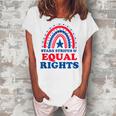Pro Choice Boho Rainbow Feminist Stars Stripes Equal Rights Women's Loosen T-shirt White
