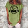 Proud Mommy Senior Mom 2023 Class Of 2023 Graduate Mom Women's Loosen Crew Neck Short Sleeve T-Shirt Grey