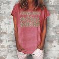 Class Of 2023 Leopard Proud Mom Of A Football Senior Women's Loosen Crew Neck Short Sleeve T-Shirt Watermelon