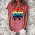 Funny Captain Wife Dibs On The Captain  V11 Women's Loosen Crew Neck Short Sleeve T-Shirt Watermelon