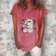 Groovy Pink Ribbon Mom Breast Cancer Is Boo Sheet Halloween V2 Women's Loosen Crew Neck Short Sleeve T-Shirt Watermelon