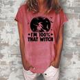 Halloween Party Im 100 That Witch Spooky Halloween Women's Loosen T-shirt Watermelon