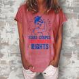 Patriotic 4Th Of July Stars Stripes Reproductive Right Women's Loosen T-shirt Watermelon