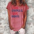 Stars Stripes And Equal Rights 4Th Of July Womens Rights Women's Loosen T-shirt Watermelon