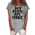 My Body My Choice Pro Choice Reproductive Rights V2 Women's Loosen T-shirt Green
