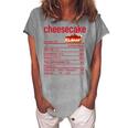 Cheesecake Nutrition Facts Thanksgiving Christmas V3 Women's Loosen T-shirt Green