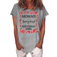 Womens Mommy Of The Berry First Birthday Girl Sweet One Strawberry Women's Loosen T-shirt Green
