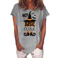 Not Your Basic Witch Halloween Costume Witch Bat Women's Loosen T-shirt Green