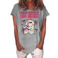 Groovy Pink Ribbon Mom Breast Cancer Is Boo Sheet Halloween V2 Women's Loosen Crew Neck Short Sleeve T-Shirt White