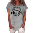Proud Mommy Senior Mom 2023 Class Of 2023 Graduate Mom Women's Loosen Crew Neck Short Sleeve T-Shirt White
