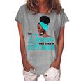 Womens This Queen Was Born In September Birthday For Black Women's Loosen Crew Neck Short Sleeve T-Shirt White