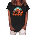 1973 Pro Choice Pro Abortion Roe V Feminist Womens Rights Women's Loosen Crew Neck Short Sleeve T-Shirt Black
