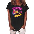 Costume Hippie Soul Funny Halloween Retro Party Women Men Women's Loosen Crew Neck Short Sleeve T-Shirt Black