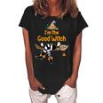 Im The Good Witch Funny Halloween Matching Group Costume Women's Loosen Crew Neck Short Sleeve T-Shirt Black