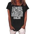 Lovely Funny Cool Sarcastic I May Look Calm But In My Head  Women's Loosen Crew Neck Short Sleeve T-Shirt Black