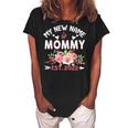 My New Name Is Mommy Est 2022 New Mom Expecting Parents Women's Loosen Crew Neck Short Sleeve T-Shirt Black